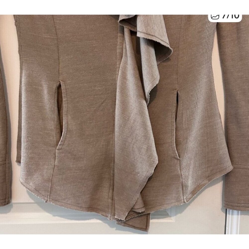 Fresh Laundry Womens XS Ruffled Open Cardigan - Picture 7 of 10